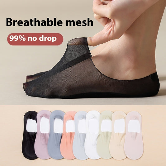 Women's Summer Thin Breathable Traceless Non Slip Invisible Socks