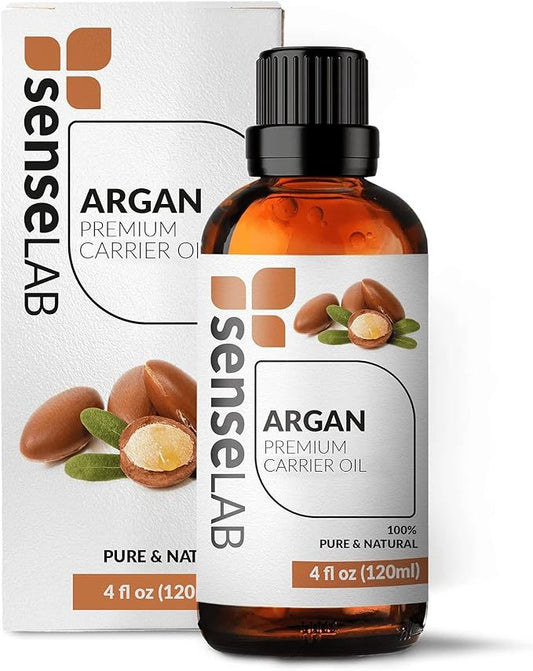 SenseLAB Argan Oil Morocco 99 Pure Argon Oil Dry Pressed - Carrier Oil - Moisturizing Skin And Hair Oil - Aceite De Argan Para El Cabello - Argan Oil For Hair - Argan Oil For Face