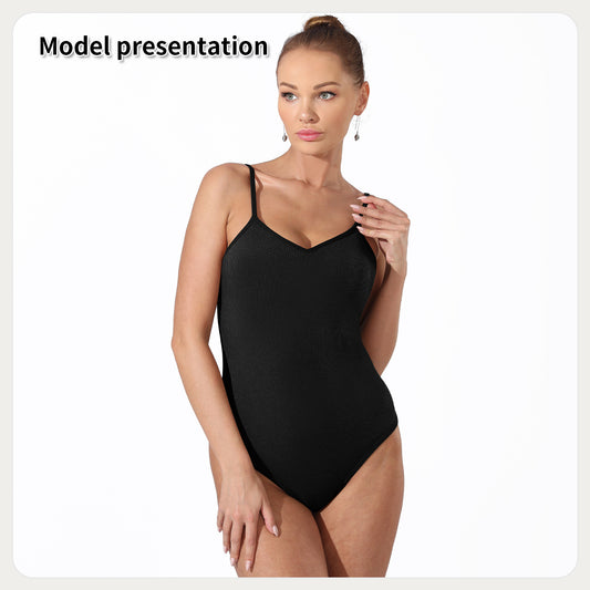 Premium Women's Fashion Simple Solid Color Bodysuit